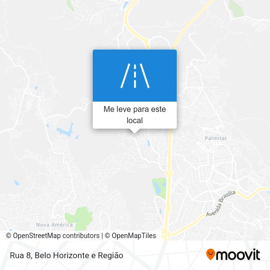 Rua 8 mapa
