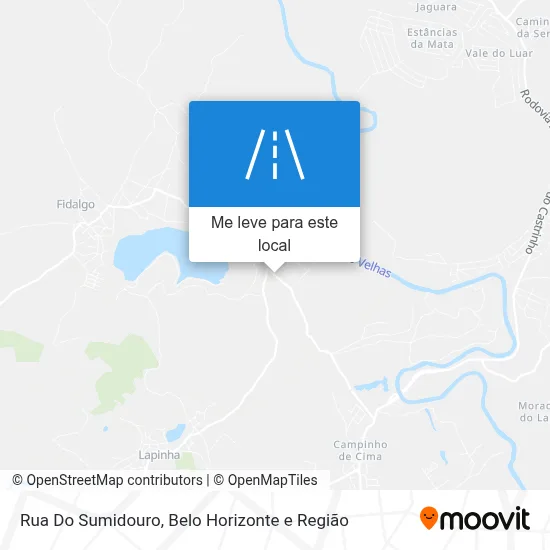 Rua Do Sumidouro mapa