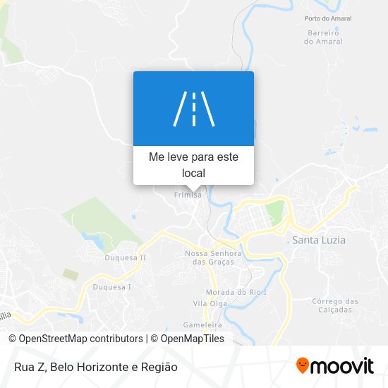 Rua Z mapa
