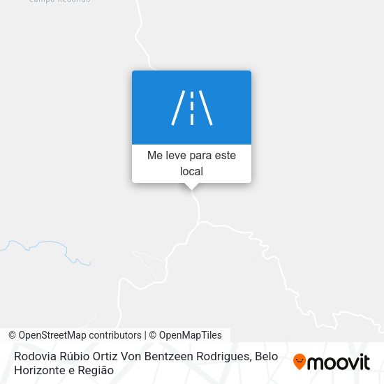 Rodovia Rúbio Ortiz Von Bentzeen Rodrigues mapa