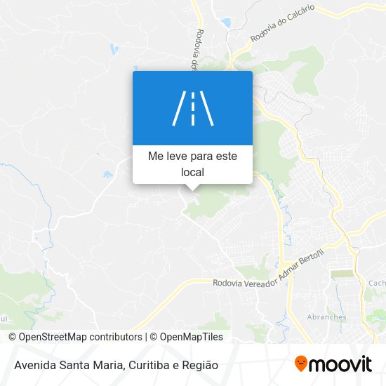 Avenida Santa Maria mapa