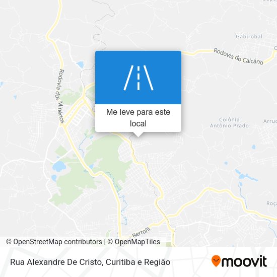 Rua Alexandre De Cristo mapa