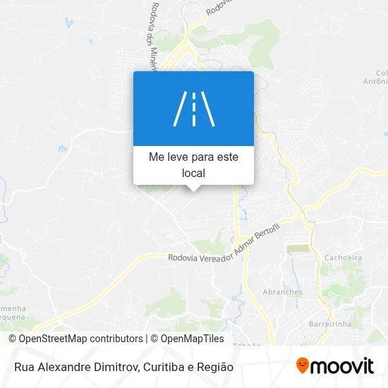 Rua Alexandre Dimitrov mapa