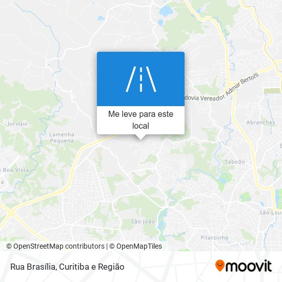 Rua Brasília mapa