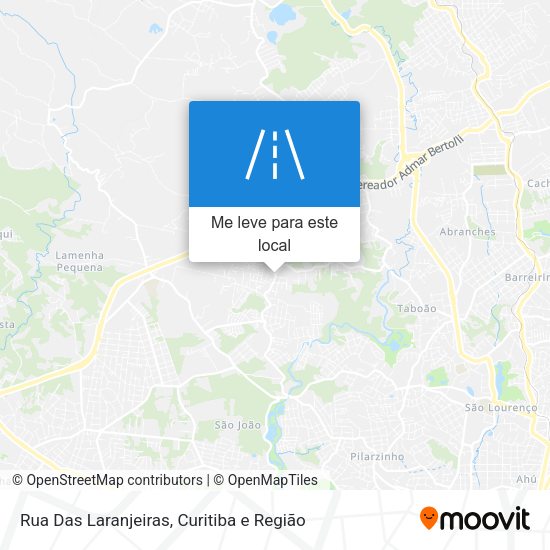 Rua Das Laranjeiras mapa
