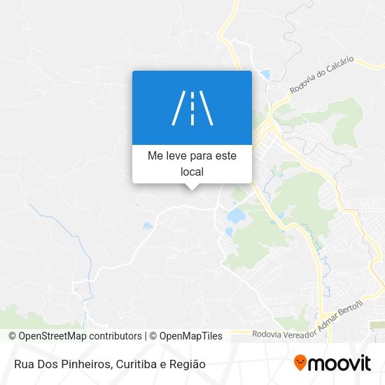 Rua Dos Pinheiros mapa