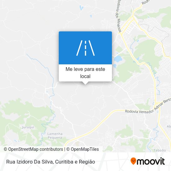 Rua Izidoro Da Silva mapa