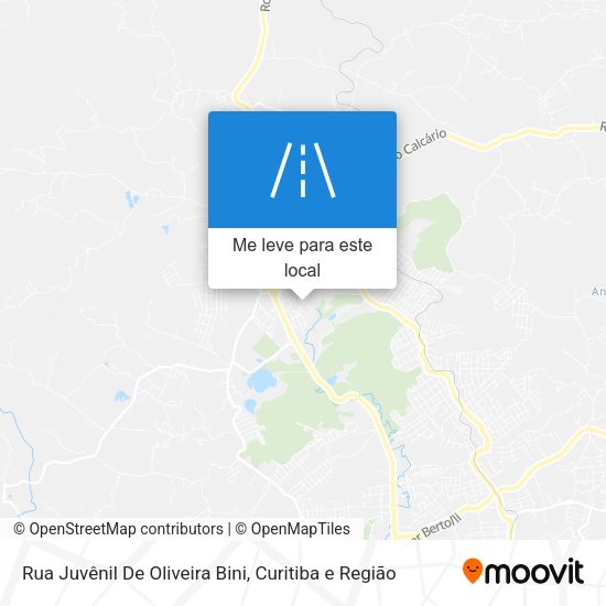Rua Juvênil De Oliveira Bini mapa