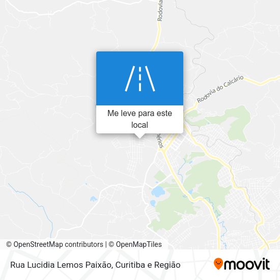 Rua Lucidia Lemos Paixão mapa