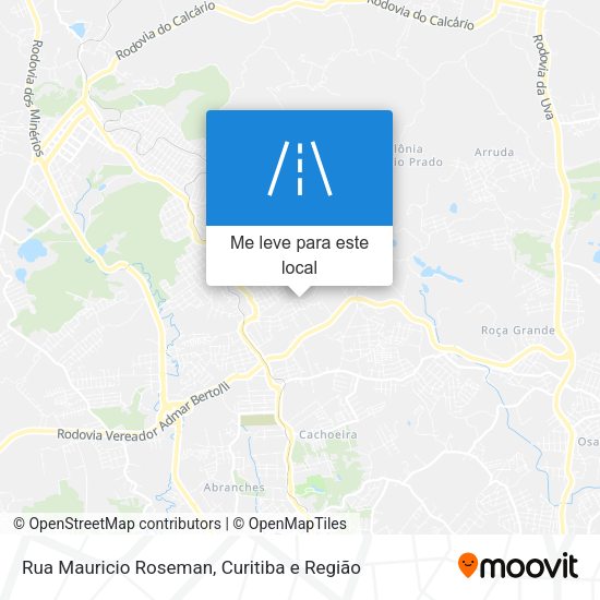 Rua Mauricio Roseman mapa