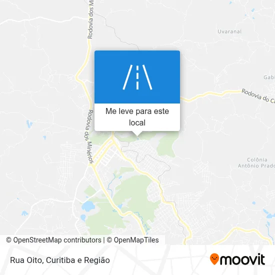 Rua Oito mapa