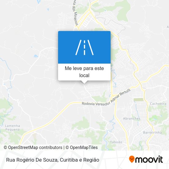 Rua Rogério De Souza mapa