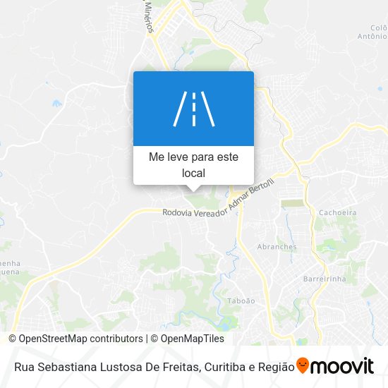 Rua Sebastiana Lustosa De Freitas mapa