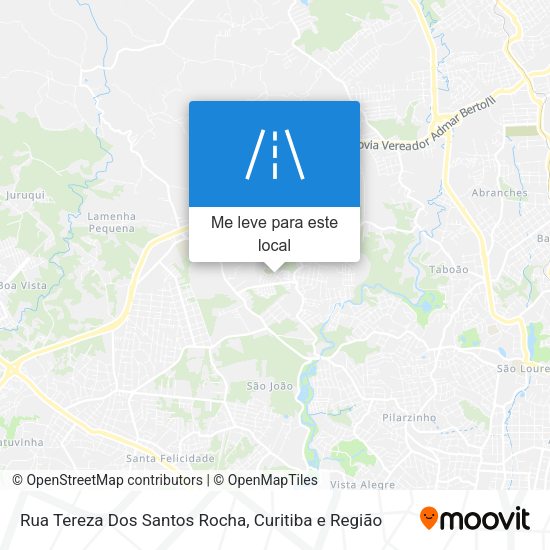 Rua Tereza Dos Santos Rocha mapa