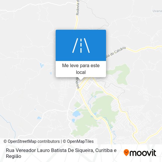 Rua Vereador Lauro Batista De Siqueira mapa