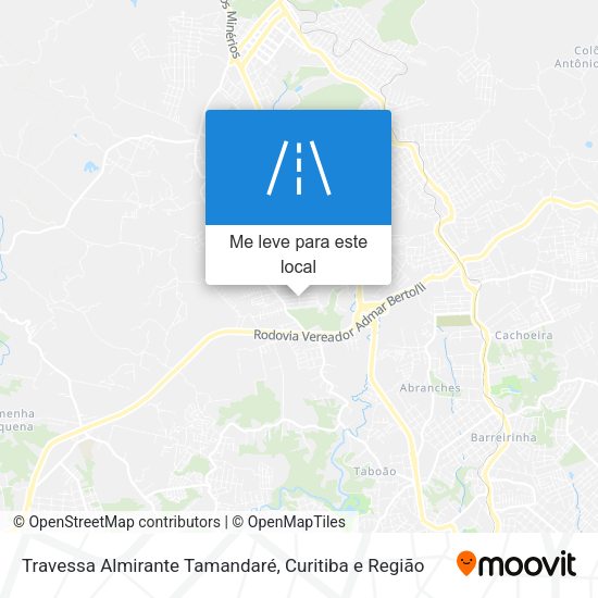 Travessa Almirante Tamandaré mapa