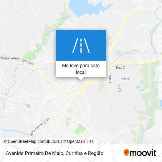 Avenida Primeiro De Maio mapa