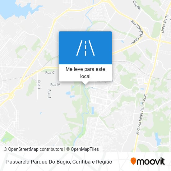 Passarela Parque Do Bugio mapa