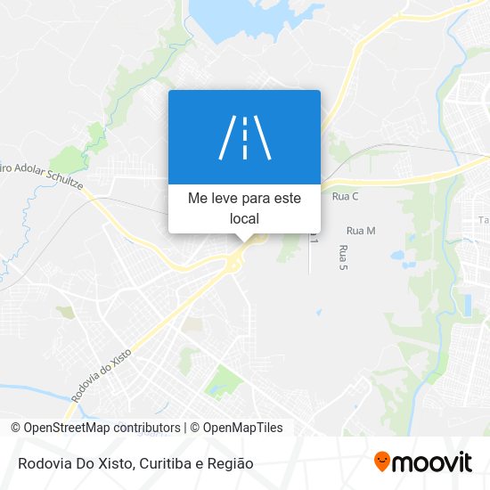 Rodovia Do Xisto mapa