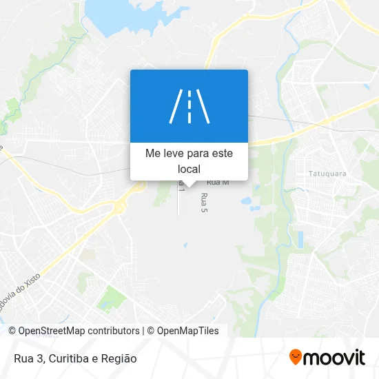 Rua 3 mapa