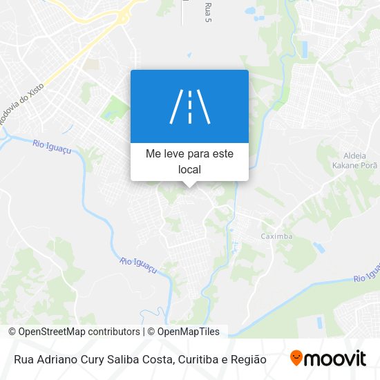 Rua Adriano Cury Saliba Costa mapa