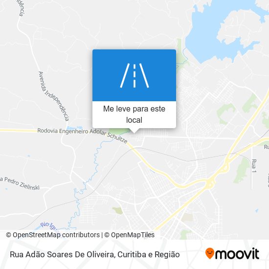 Rua Adão Soares De Oliveira mapa