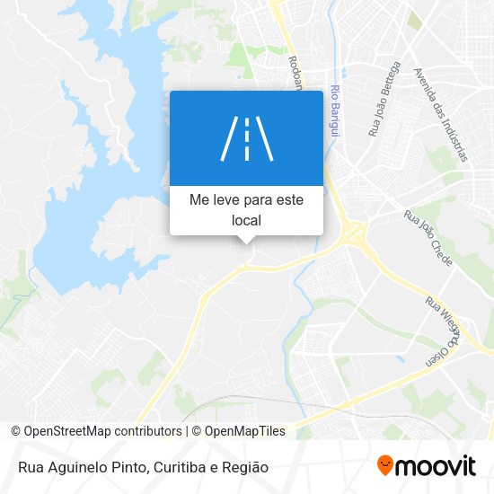 Rua Aguinelo Pinto mapa