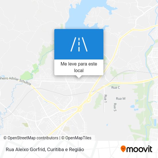 Rua Aleixo Gorfrid mapa
