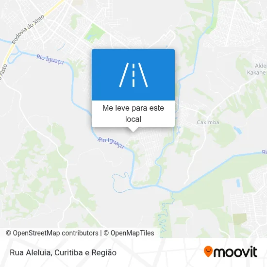 Rua Aleluia mapa