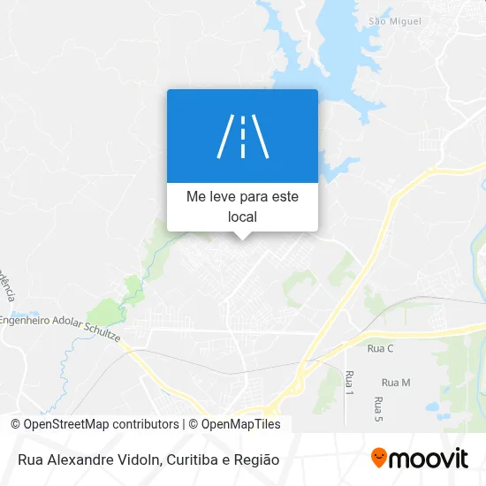 Rua Alexandre Vidoln mapa
