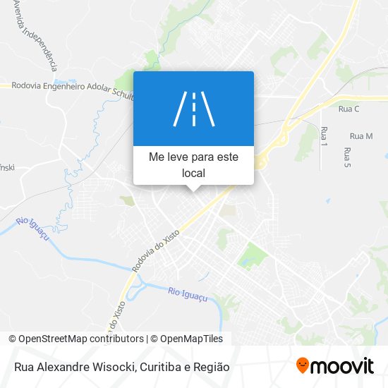 Rua Alexandre Wisocki mapa