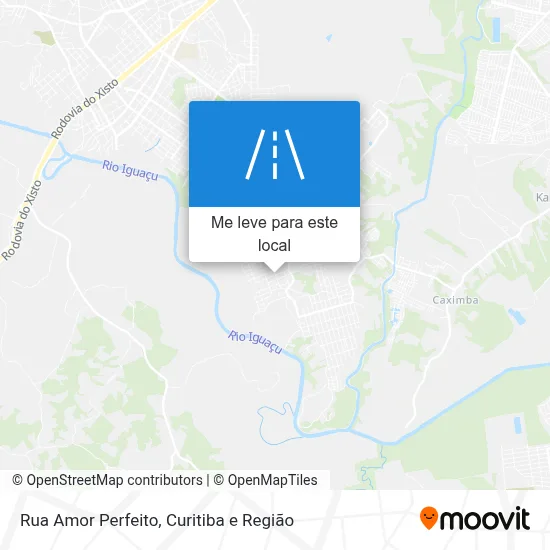 Rua Amor Perfeito mapa