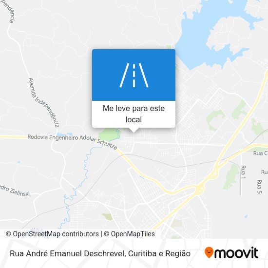 Rua André Emanuel Deschrevel mapa