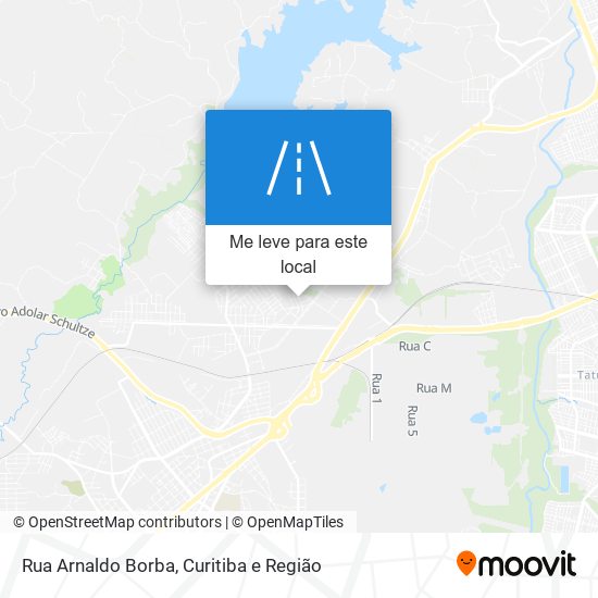 Rua Arnaldo Borba mapa