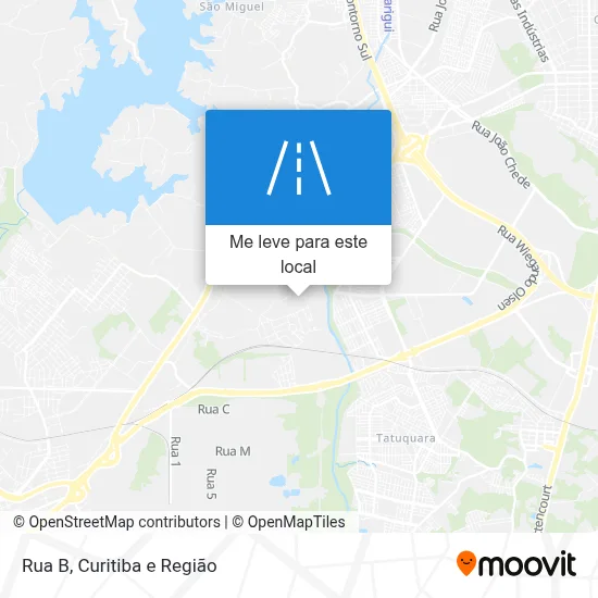 Rua B mapa