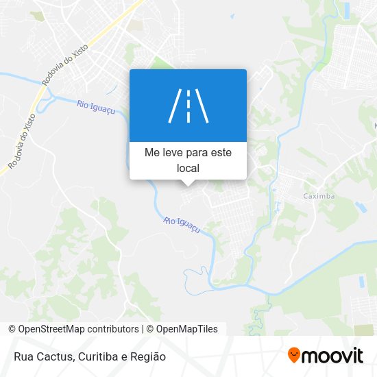 Rua Cactus mapa