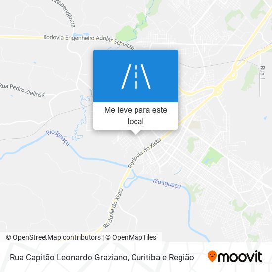 Rua Capitão Leonardo Graziano mapa