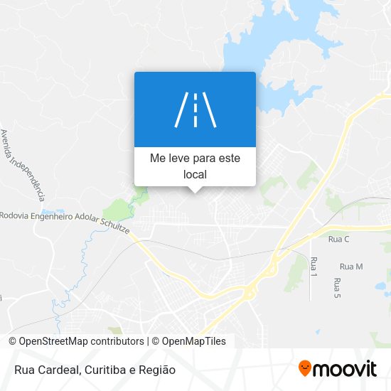 Rua Cardeal mapa