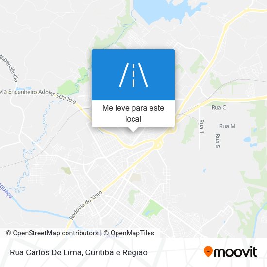 Rua Carlos De Lima mapa