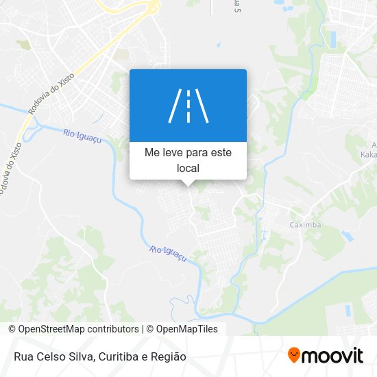 Rua Celso Silva mapa