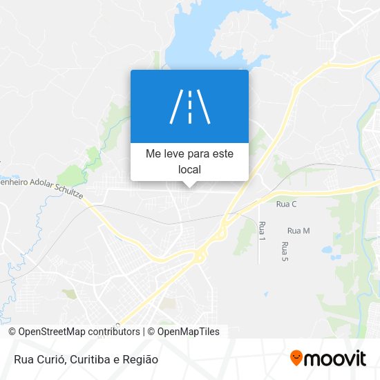 Rua Curió mapa