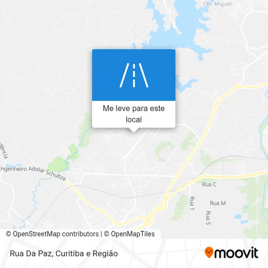 Rua Da Paz mapa