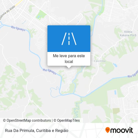 Rua Da Primula mapa