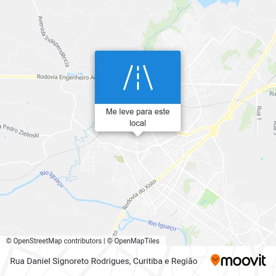 Rua Daniel Signoreto Rodrigues mapa