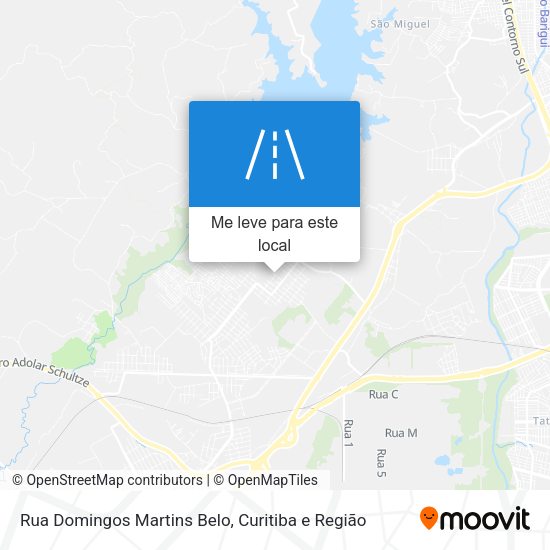 Rua Domingos Martins Belo mapa