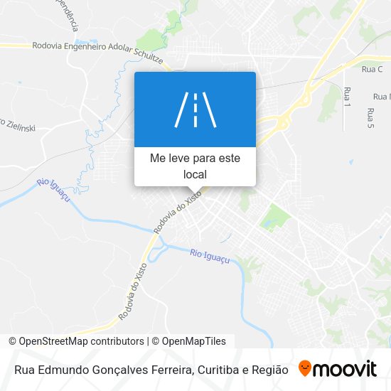 Rua Edmundo Gonçalves Ferreira mapa
