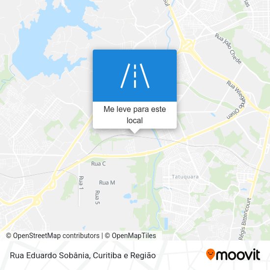 Rua Eduardo Sobânia mapa