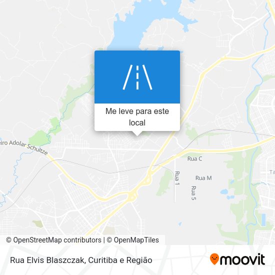 Rua Elvis Blaszczak mapa