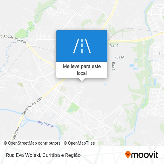 Rua Eva Wolski mapa