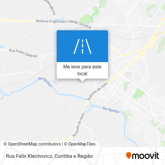 Rua Felix Klechovicz mapa